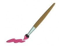 Stickdatei - Malerei Pinsel